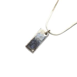 Christian Dior トロッター ネックレス ペンダント シルバー色 青 ブルー