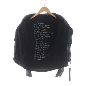 ISAMU KATAYAMA BACKLASH イタリアンショルダー製品染めダブルライダース ジャケット カウレザー M グリーン