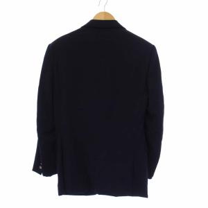 RALPH LAUREN ブラックレーベル テーラードジャケット 紺ブレ ロゴボタン 2B サイドベンツ 36 S 紺 ネイビー