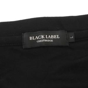 BLACK LABEL CRESTBRIDGE 20SS Tシャツ  半袖 カットソー L 黒 ブラック