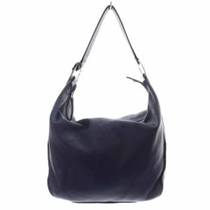 FURLA ワンハンドルバッグ ワンショルダーバッグ レザー ロゴチャーム付き 青 ブルー F4637