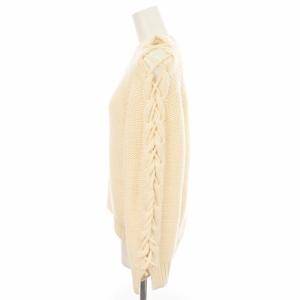 Ameri VINTAGE UNDRESSED KNIT 19AW ニット セーター プルオーバー 長袖 袖レースアップ ボトルネック アイボリー