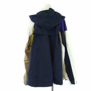 sacai ナイキ NIKE Double-Zip Jacket ジャケット マウンテンパーカー ジップアップ XS 紺 ネイビー 白