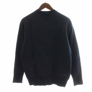 LOOPWHEELER 両V スウェット トレーナー プルオーバー 長袖 M 紺 ネイビー