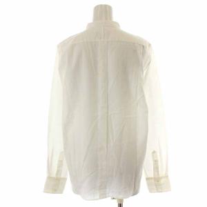 MARGARET HOWELL ブラウス シャツ タックプリーツ 長袖 1 S 白 ホワイト