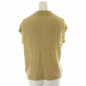 MARGARET HOWELL ニット カットソー フレンチスリーブ 2 M ベージュ