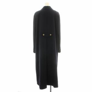 Ameri VINTAGE MANNISH BLAZER COAT チェスターコート スプリングコート ロング ダブル S 紺 ネイビー 01110720450