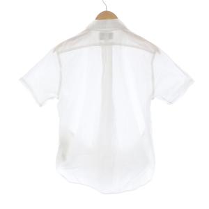 YAECA COMFORT SHIRT RELAX S/S コンフォートシャツ 半袖 レギュラーカラー S 白 ホワイト 18120