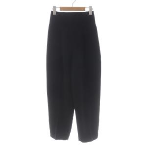 21AW CREPE COMBO COMBO PLT CARROT キャロットパンツ イージー リブニット 切替 センタープレス