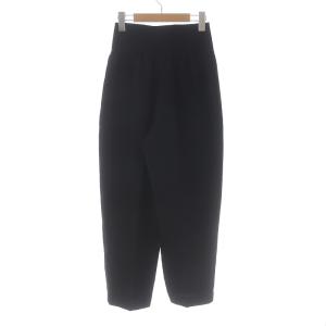 Theory 21AW CREPE COMBO COMBO PLT CARROT キャロットパンツ イージー リブニット 切替 センタープレス