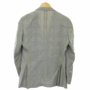 Paul Smith COLLECTION テーラードジャケット グレンチェック 背抜き M グレー