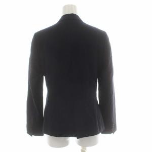 UNITED ARROWS スーツ セットアップ 上下 テーラードジャケット テーパードパンツ ストライプ ウール 36 S 38 M 紺 ネイビー