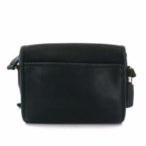 COACH オールド ヴィンテージ 80s ショルダーバッグ クロスボディバッグ レザー ターンロック USA製 緑 グリーン 0776-402