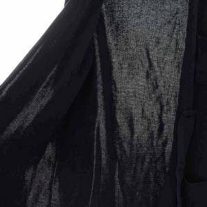 LANVIN カーディガン コットン ポケット 長袖 S 紺 ネイビー