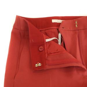 EPOCA テーパードパンツ スラックス センタープレス 38 S 赤 レッド