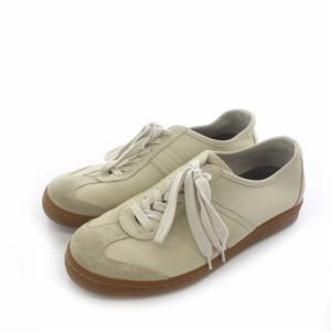 MHL. ARMY TRAINER スニーカー シューズ レザー 5 24cm ベージュ