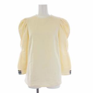 BD1821-2B-30 ウールジャージトップス カットソー 長袖 36 S アイボリー