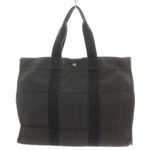 HERMES エールラインGM トートバッグ 南京錠 グレー