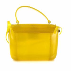 FURLA キャンディバッグ ショルダーバッグ ハンドバッグ 2WAY チャーム付き 黄色 イエロー