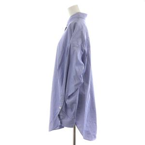 L'Appartement 22SS BF SHIRTS ブラウス シャツ 長袖 コットン 青 ブルー 22050560103310