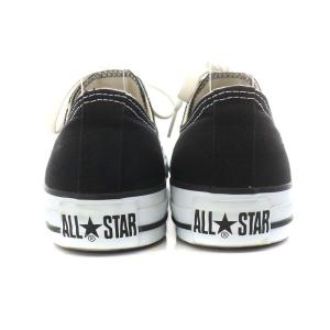CONVERSE ALL STAR OX オールスター スニーカー シューズ 25.0cm 黒 ブラック 白 ホワイト M9166