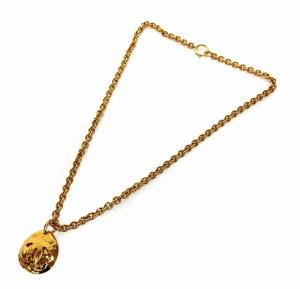 CHANEL ヴィンテージ ココマーク 94P ネックレス ゴールドカラー