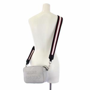 MARC JACOBS フラッシュ ショルダーバッグ ポシェット レザー グレー M0014465