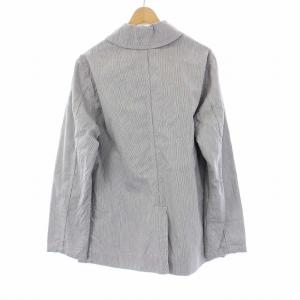BLUE BLUE JAPAN 22SS Cord Lane Shawl Collar Jacke  ショールカラージャケット ストライプ 1 S 青 白
