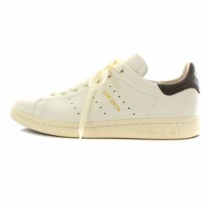 スタンスミス LUX STAN SMITH LUX スニーカー ローカット レザー US9 27cm オフホワイト/クリームホワイト/ダークブラウン