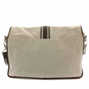 HUNTING WORLD ショルダーバッグ キャンバス フラップ グレー