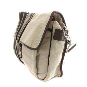 HUNTING WORLD ショルダーバッグ キャンバス フラップ グレー