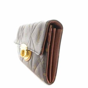 LOUIS VUITTON モノグラム ポルトフォイユ サラ エトワール 長財布 二つ折り 茶 ブラウン M66556