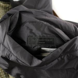 ALPHA INDUSTRIES × ナノユニバース MA-1 フライトジャケット ブルゾン リバーシブル ジップアップ チェック ナイロン L 黒 ブラック