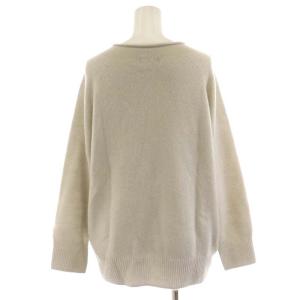 MARGARET HOWELL 17AW ニット セーター ウール カシミヤ混 2 M 長袖 グレー