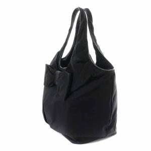 kate spade new york トートバッグ ハンドバッグ ナイロン リボン 黒 ブラック PXRU1929