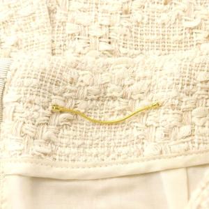 Deuxieme Classe 21SS COCO tweed No2 タイトスカート ミモレ ロング ツイード バックスリット 36 S ベージュ 21060500702010