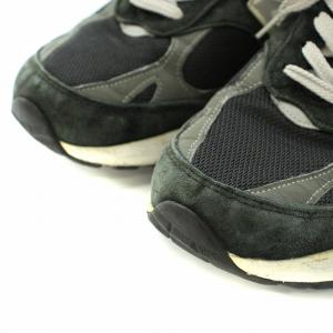 New Balance MR993BK スニーカー シューズ スエード メッシュ US9.5 ブラック グレー