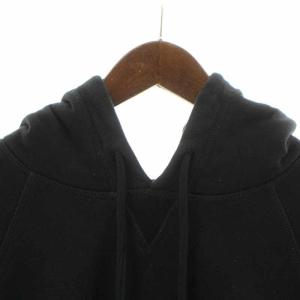 DSQUARED2 19AW パーカー プルオーバー ロゴプリント 長袖 XS 黒 ブラック S72GU0233