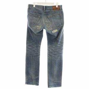 HYSTERIC GLAMOUR デニムパンツ ジーンズ ロング スタッズ リペア加工 USED加工 30 M 青 ブルー