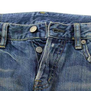 HYSTERIC GLAMOUR デニムパンツ ジーンズ ロング スタッズ リペア加工 USED加工 30 M 青 ブルー