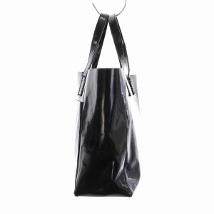 ANYA HINDMARCH BITS＆BOBS トートバッグ エナメル 黒 ブラック