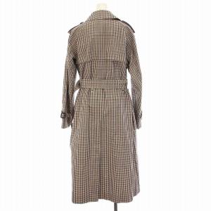Aquascutum クラブチェック トレンチコート 8 茶 紺 ベージュ 5022250009