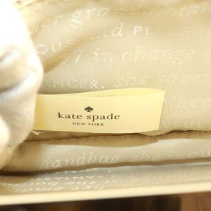 kate spade new york ロード トップ ライセンス プレート クラッチバッグ  2way ゴールド色