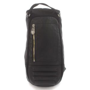 レザー ボディバッグ ワンショルダー 鞄 黒 ブラック