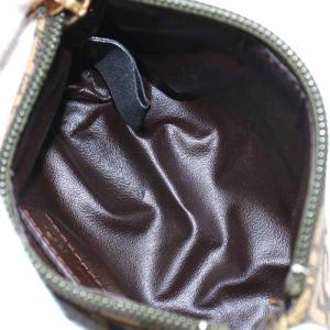 FENDI ズッカ ポーチ 小物入れ アクセサリーポーチ 総柄 カーキ 茶 ブラウン