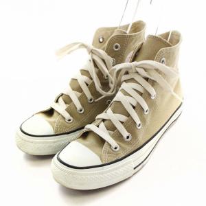 CONVERSE オールスター カラーズ HI スニーカー シューズ ハイカット チャックテイラー ロゴ キャンバス US5 24.0cm ベージュ