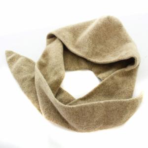 フードマフラー ニット マフラー 帽子 ベージュ