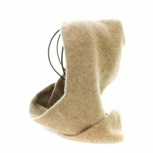 nest Robe フードマフラー ニット マフラー 帽子 ベージュ