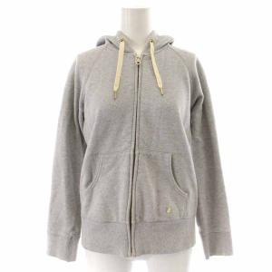 ジャケット パーカー ジップアップ 長袖 38 M グレー