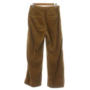 POLO RALPH LAUREN ワイドパンツ コーデュロイ ジッパーフライ コットン 4 L 茶 ブラウン